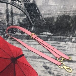 Unbranded Leather Purse Strap Bubble Gum Pink